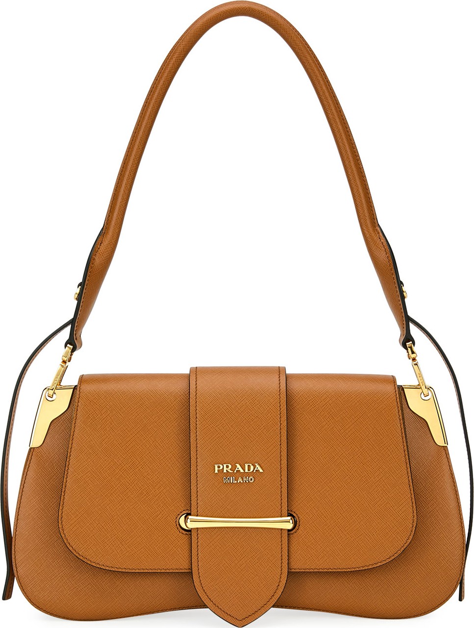 Prada Sidonie Saffiano Large Shoulder Bag