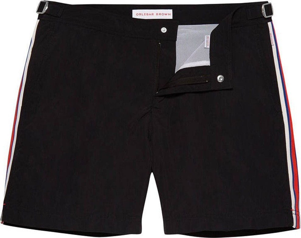 Orlebar Brown Side Stripe Mid-length swim trunks