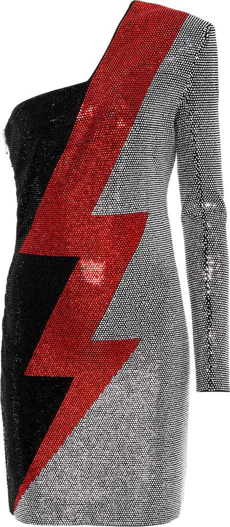 Balmain Crystal-embellished minidress