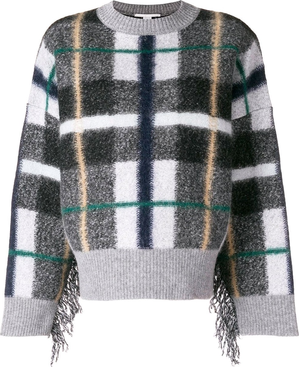 Stella McCartney Plaid Oversized Sweater
