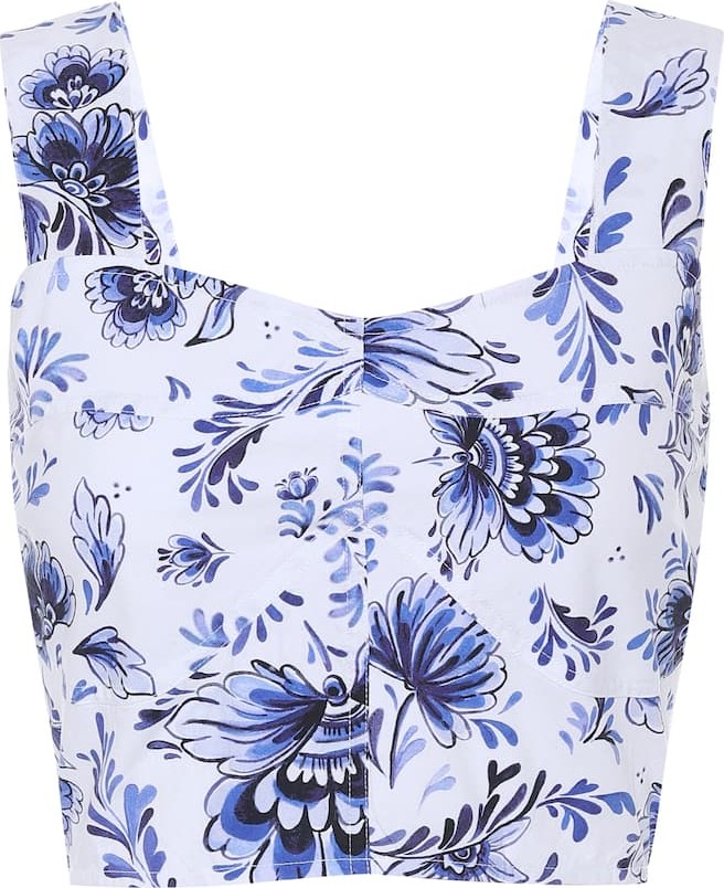 Alexandra Miro Exclusive to Mytheresa – Maia printed cotton-poplin top