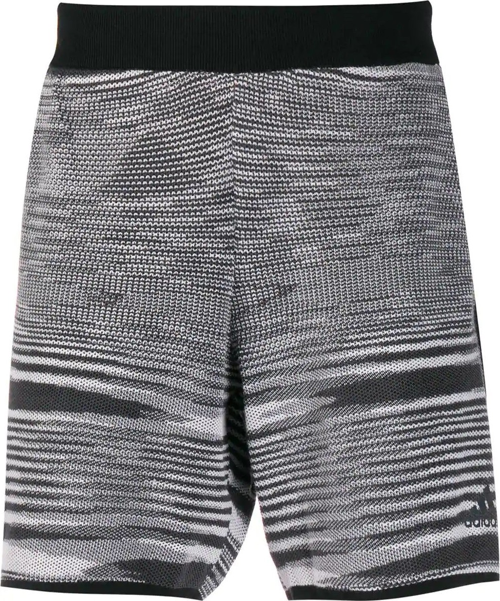 Adidas ADIDAS X MISSONI black and white SUPERNOVA SATURDAY SHORTS