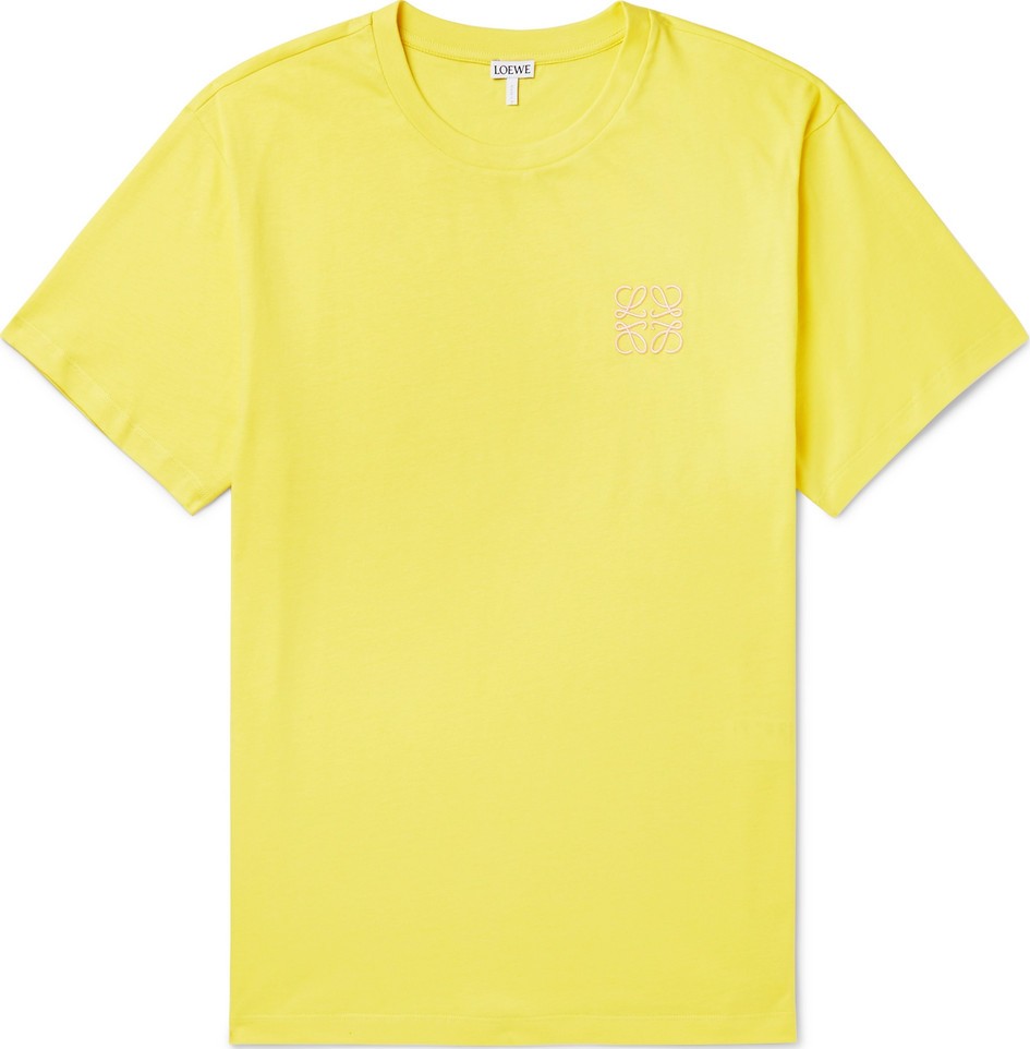 LOEWE Logo-Embroidered Cotton-Jersey T-Shirt