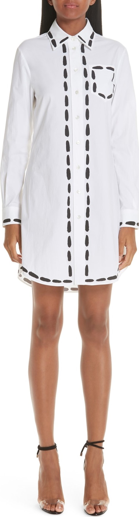 Moschino Dotted Line Dress