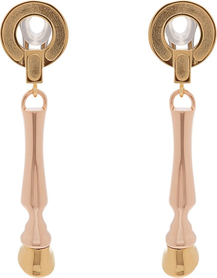 Burberry London England Horse leg drop earrings