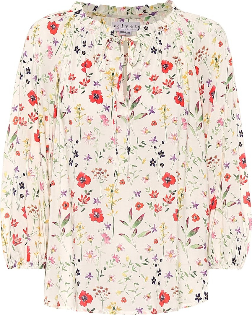 Velvet By Graham & Spencer Exclusive to Mytheresa – Sharla floral blouse