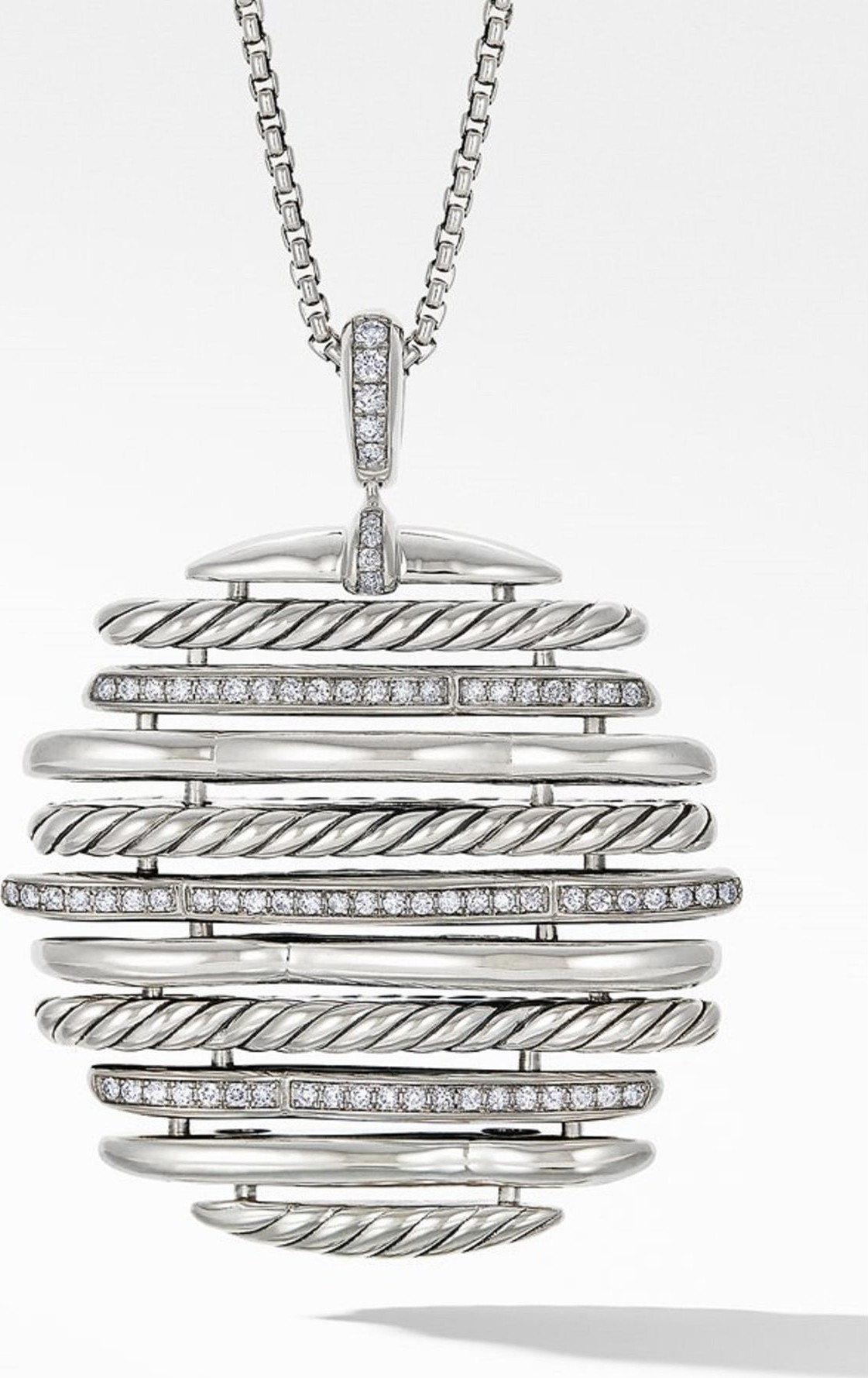 David Yurman Tides Pendant Necklace with Diamonds