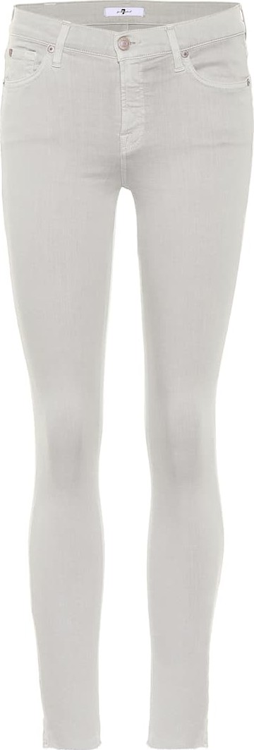 7 For All Mankind The Skinny Crop mid-rise jeans