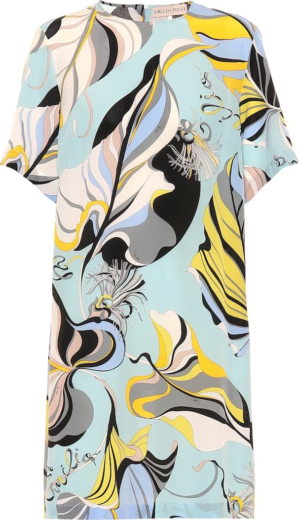 Emilio Pucci Printed silk dress