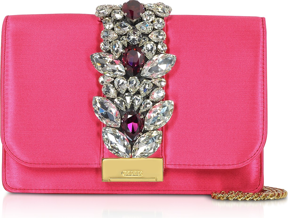 Gedebe Satin Cliky Clutch