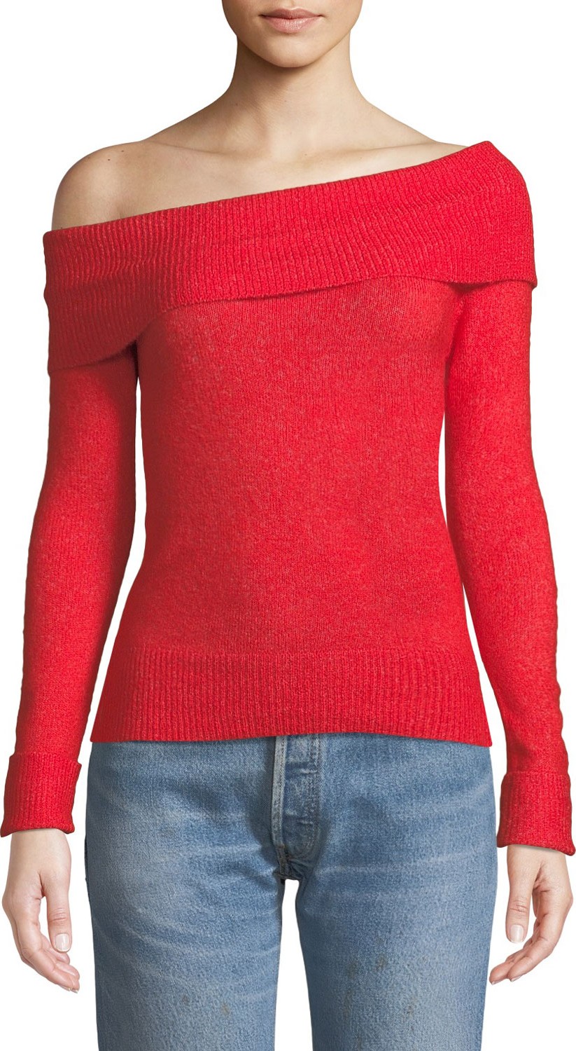Lovers + Friends Eden Off-Shoulder Pullover Sweater
