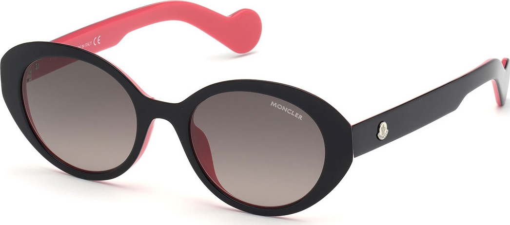 Moncler Gradient Oval Plastic Sunglasses