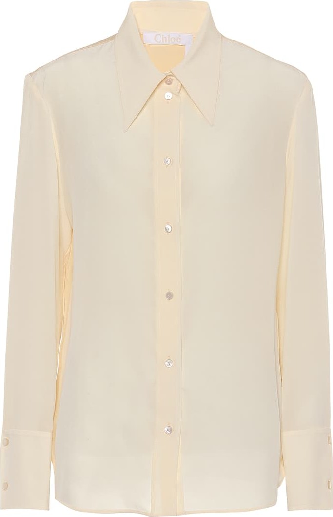Chloe Silk crêpe blouse