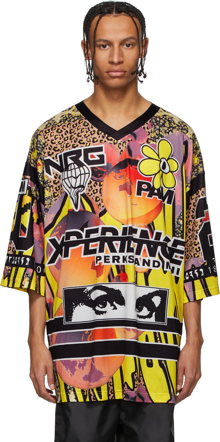 Perks and Mini Multicolor Oversized Red Planet Hockey T-Shirt