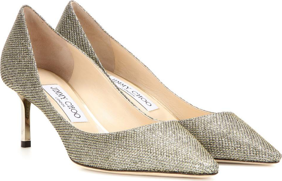 Jimmy Choo Romy 60 metallic pumps