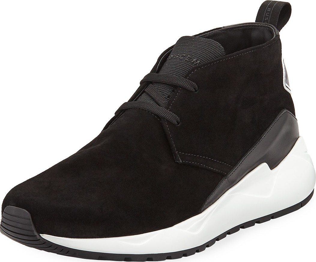 Buscemi Men's Sunset Suede Trainer Sneakers