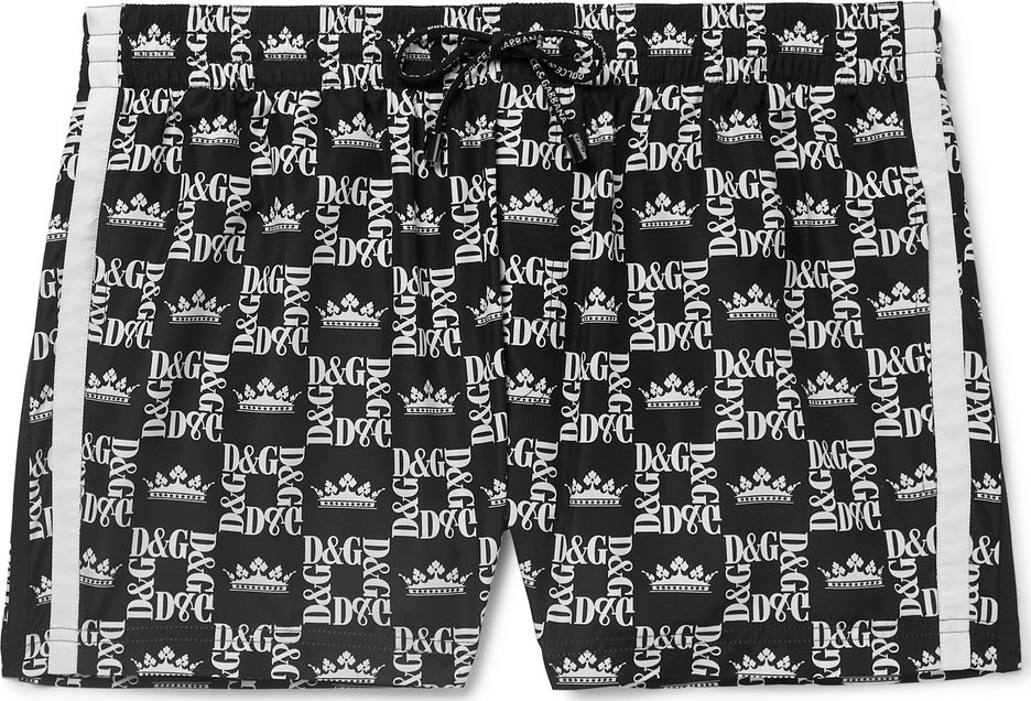 Dolce & Gabbana Short-Length Printed Swim Shorts