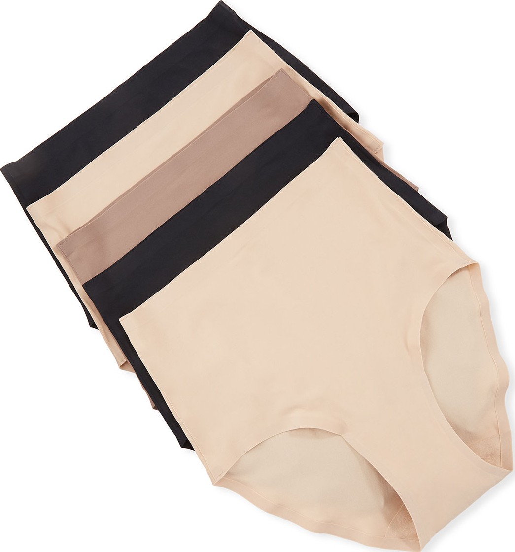Chantelle 5-Pack Soft-Stretch Full Bikini Briefs