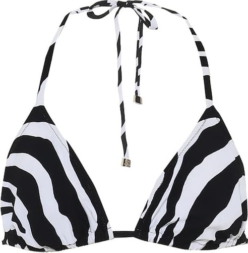 Dolce & Gabbana Zebra-print bikini top