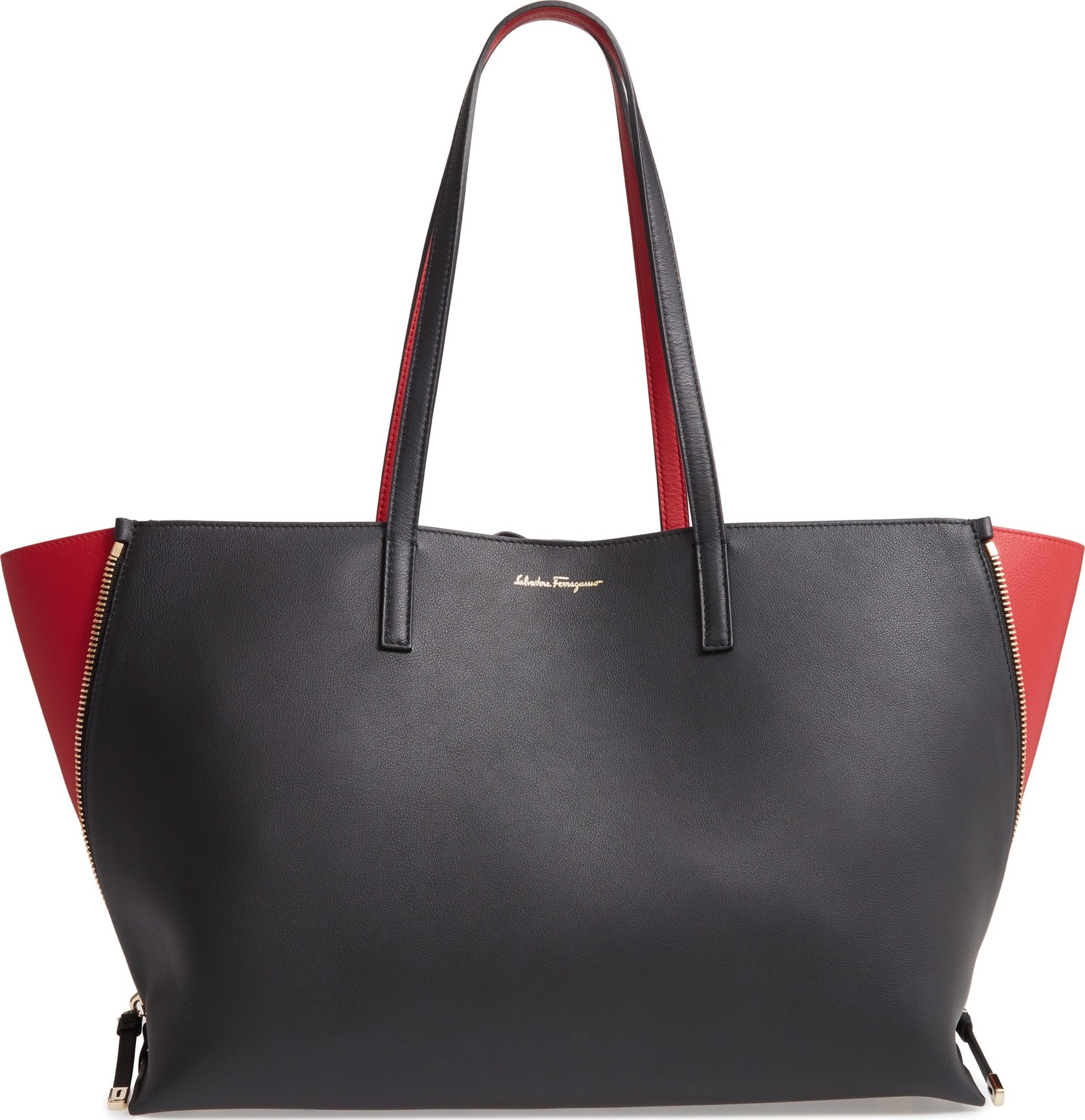 Salvatore Ferragamo Jet Set Leather Tote