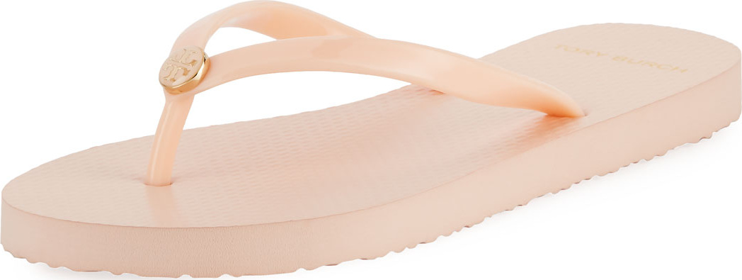 Tory Burch Solid Thin Rubber Flip Flop Sandal