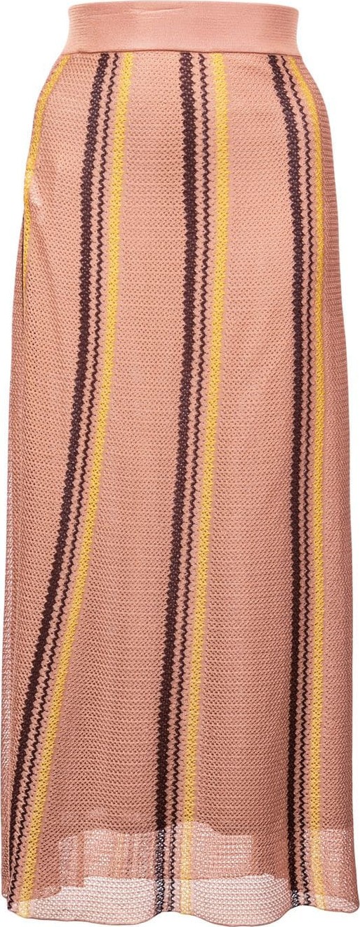 Marni woven striped skirt