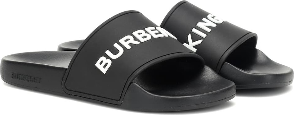Burberry London England Exclusive to Mytheresa – logo rubber slides