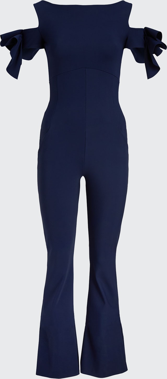 La Petite Robe di Chiara Boni Cold-Shoulder Jumpsuit