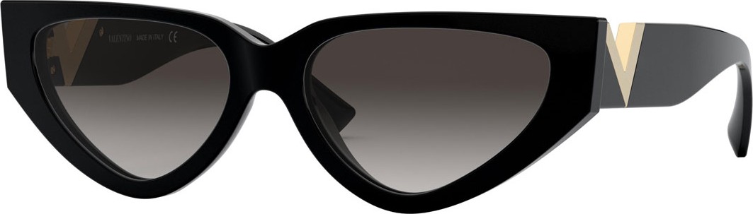 Valentino Cat-Eye Acetate Sunglasses w/ V Temples