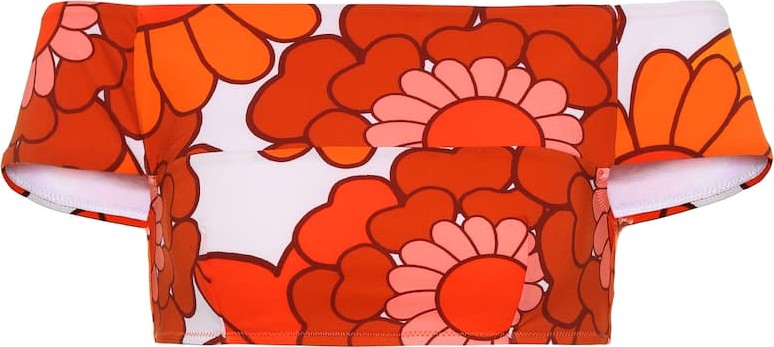 DODO BAR OR Floral bikini top