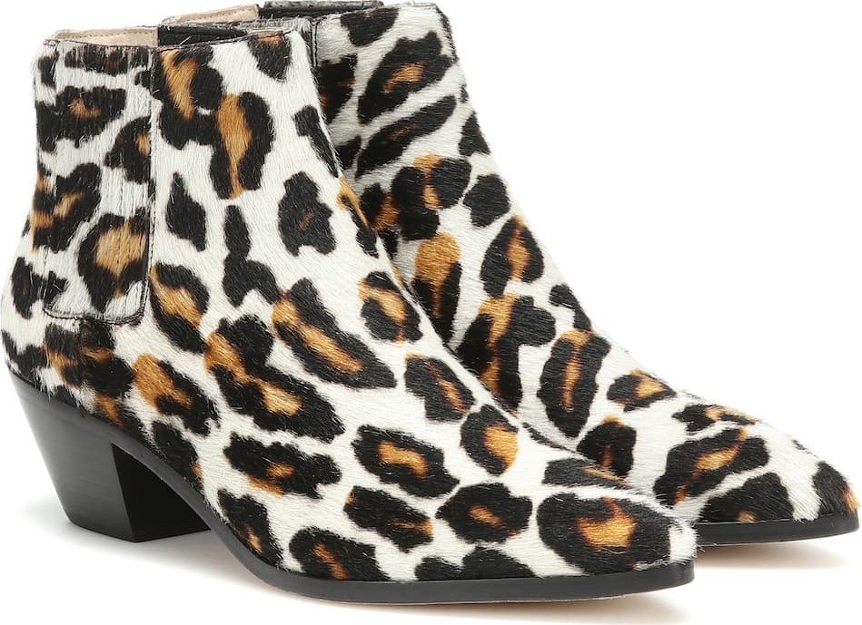 Nanushka Risa calf hair ankle boots