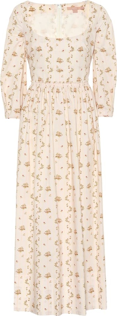 Brock Collection Ondina printed cotton dress