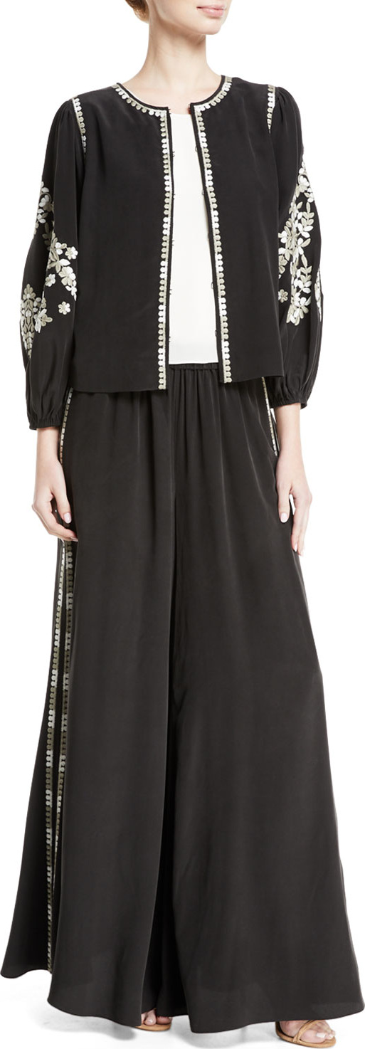 KOBI HALPERIN Heidi Floral-Embroidered Jacket