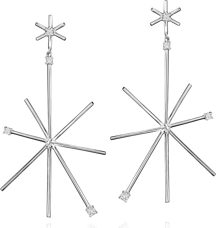 Mimi So THE PIECE STAR EARRINGS; HAN