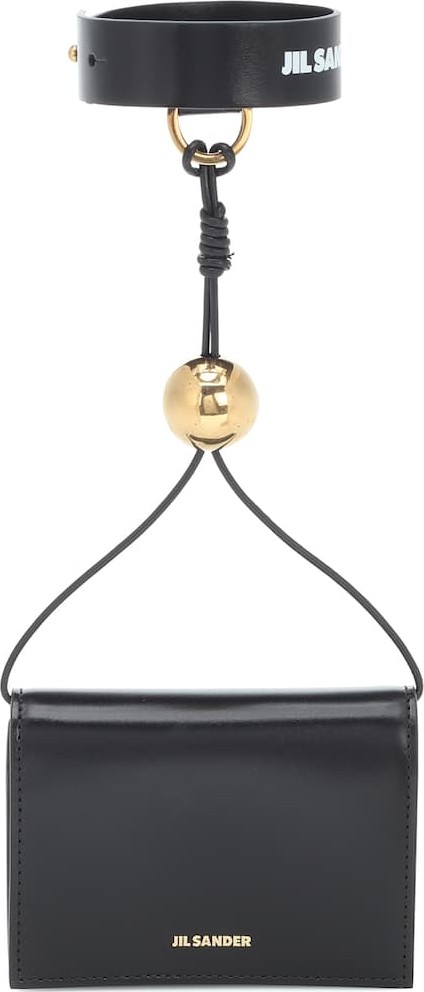Jil Sander Band leather wallet