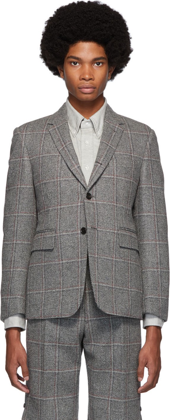 Thom Browne Grey Classic Sport Coat