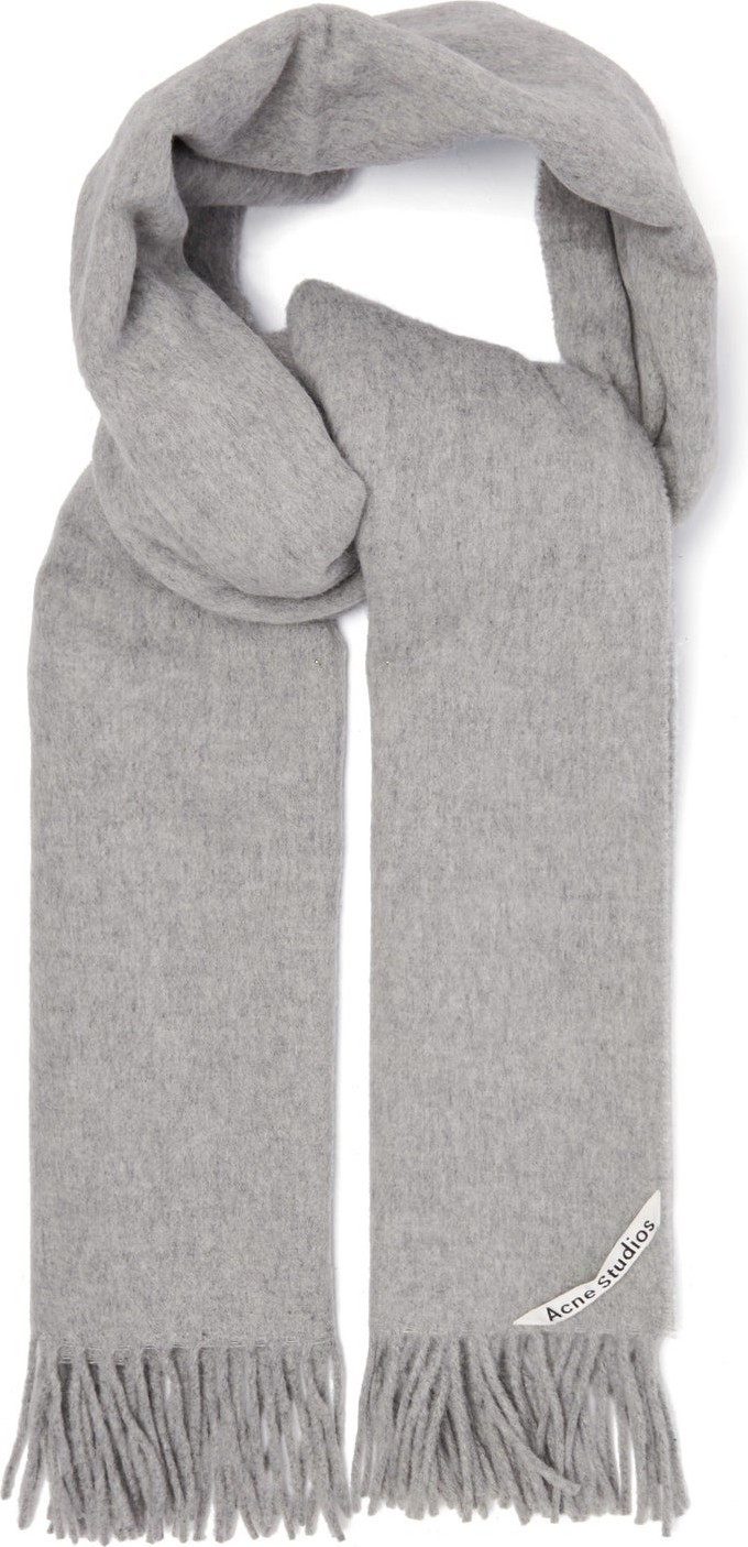 Acne Studios Canada fringed wool scarf