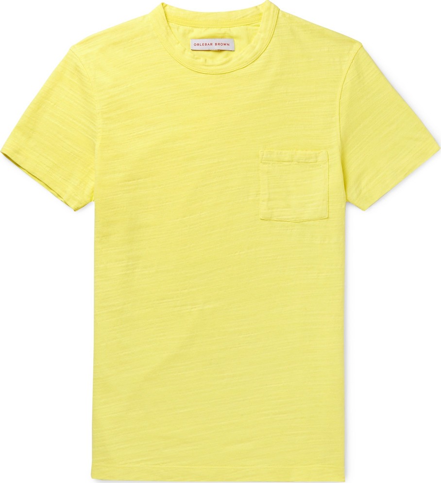 Orlebar Brown Sammy II Garment-Dyed Slub Cotton-Jersey T-Shirt Orlebar Brown Sammy II Garment-Dyed Slub Cotton-Jersey T-Shirt