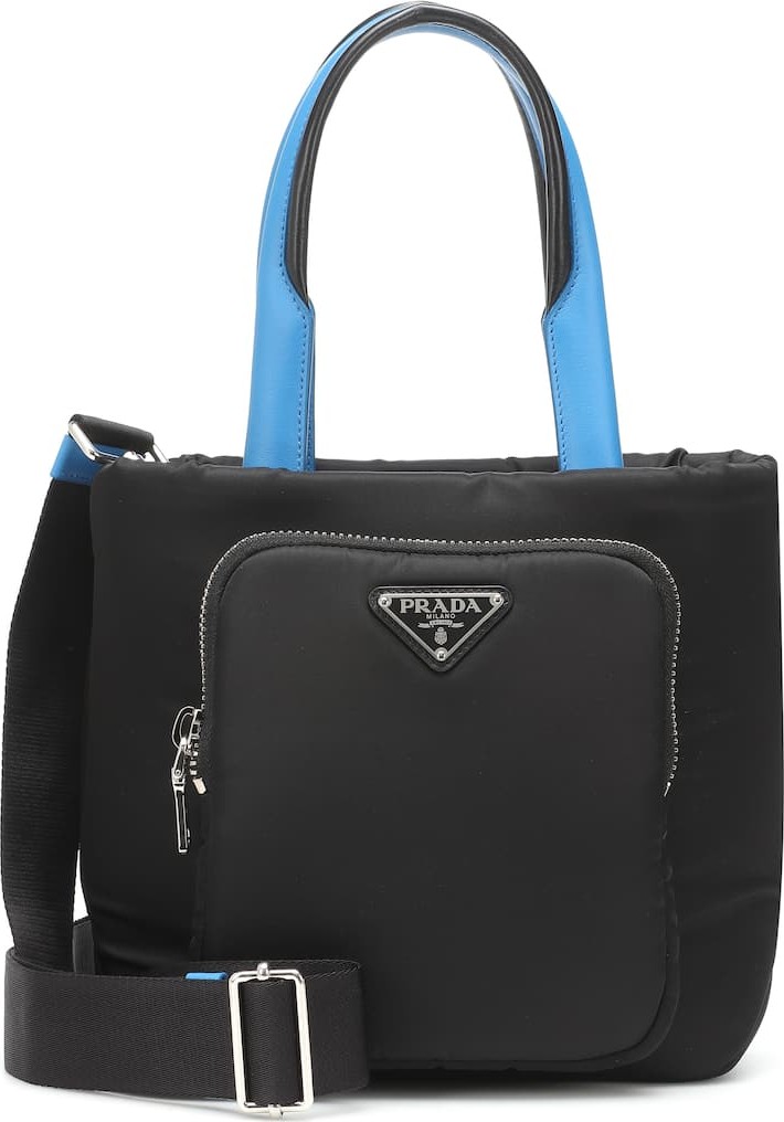 Prada Leather trimmed nylon tote
