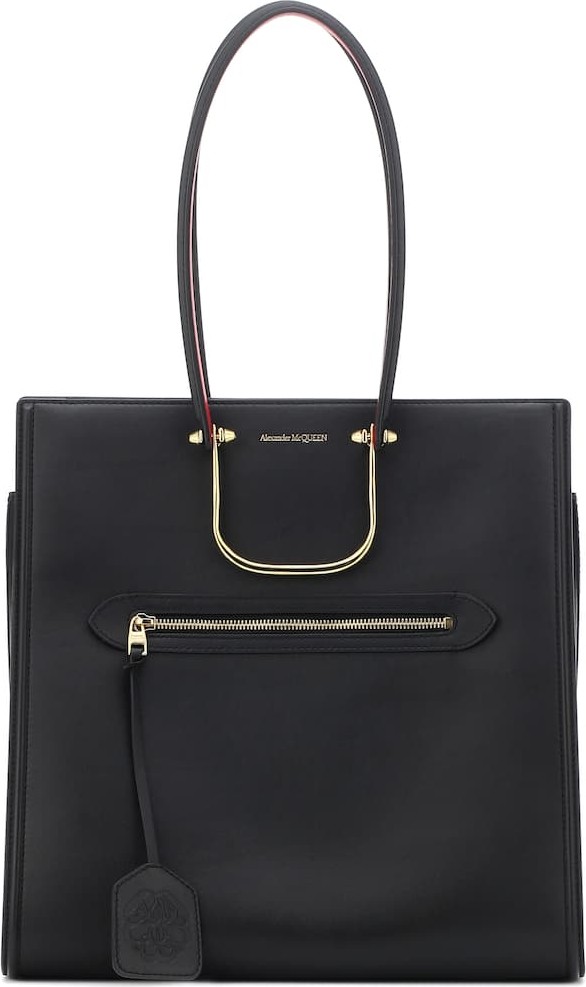 Alexander McQueen The Tall Story leather tote