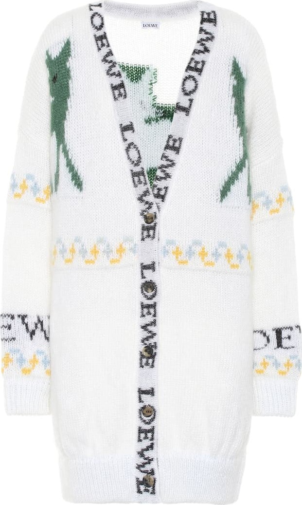 LOEWE Mohair-blend cardigan