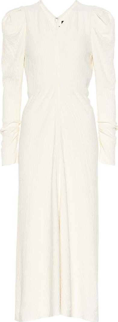 Isabel Marant Abi puffed-sleeve dress