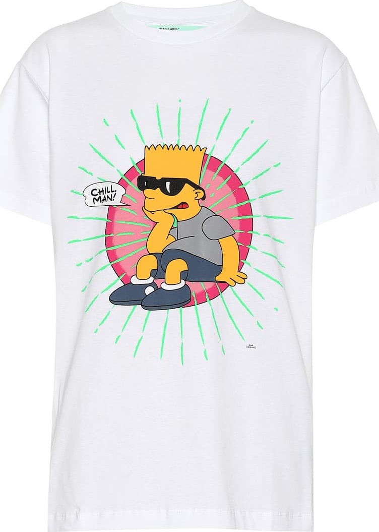 Off White Printed cotton T-shirt