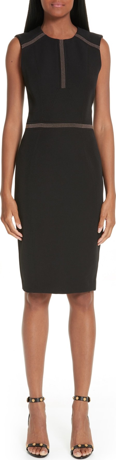 Versace Collection Studded Sheath Dress Versace Collection Studded Sheath Dress