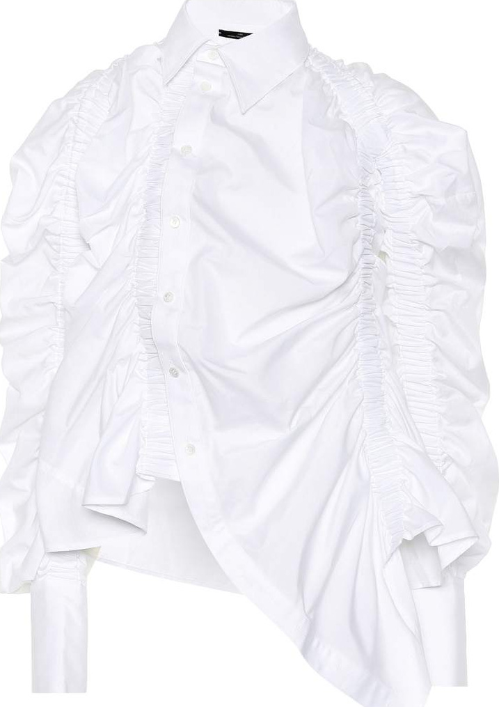 Rokh Ruffled cotton shirt