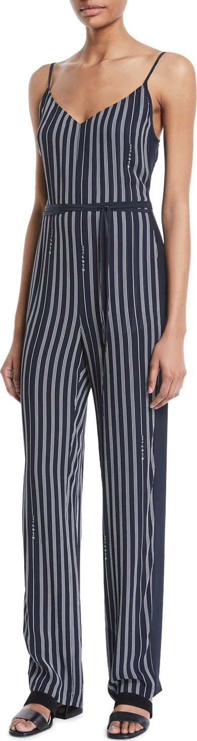 Rag & Bone Rosa Striped Straight-Leg Jumpsuit