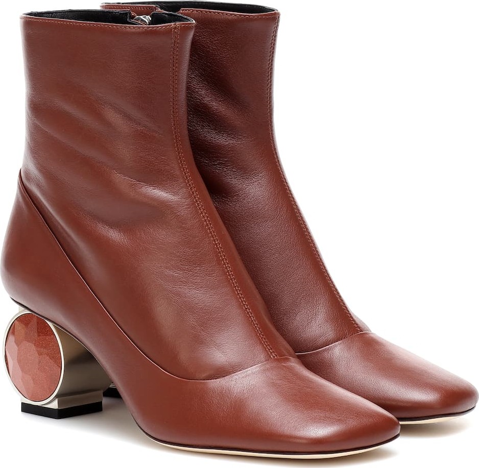 LOEWE Leather ankle boots