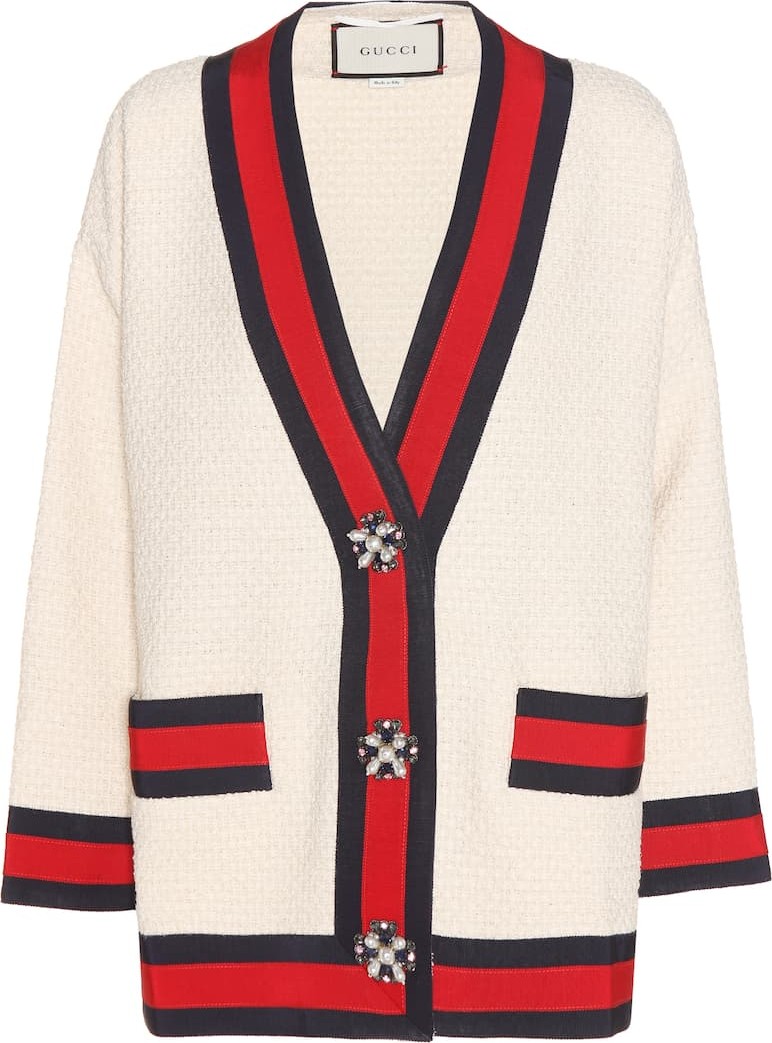 Gucci Cotton-blend cardigan