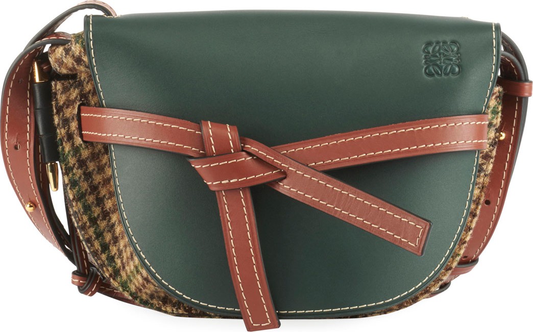 LOEWE Gate Tweed Small Shoulder Bag