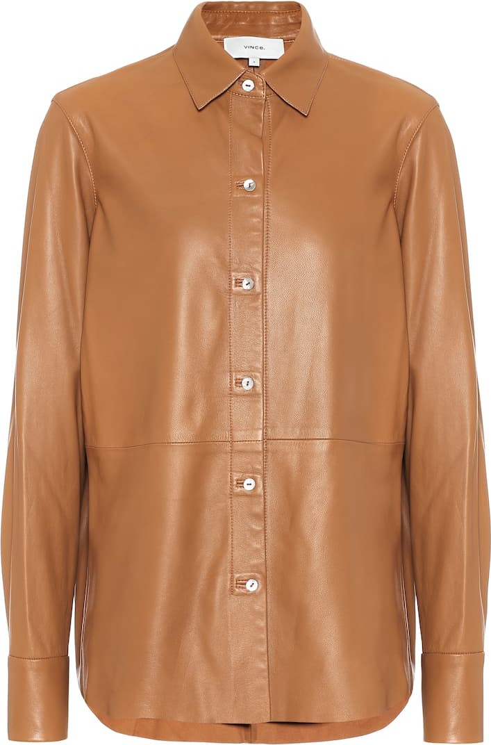 Vince Leather shirt